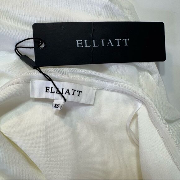 NEW Elliatt Linda Strapless Mini Dress Ivory Size Extra Small - Picture 7 of 9